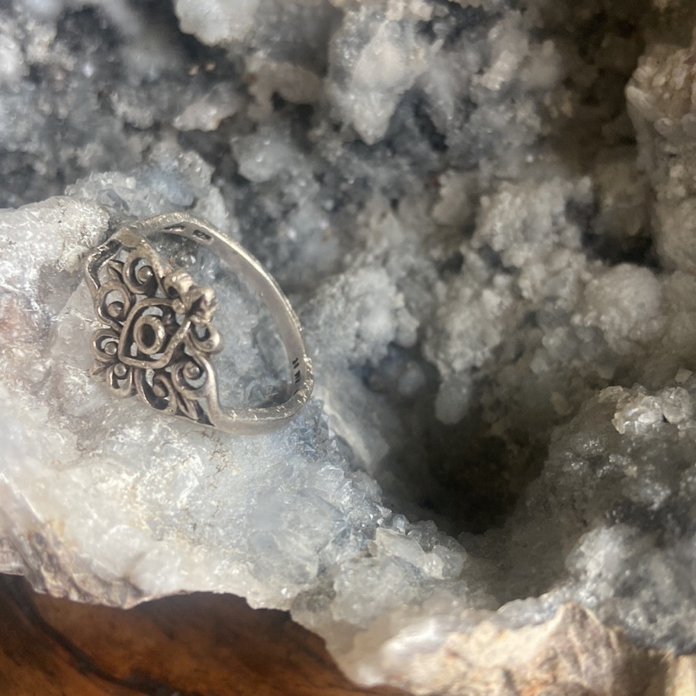 925 Handmade Silver Boho Ring - Picture 3 of 5